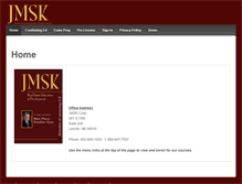 Tablet Screenshot of jmskcorp.com